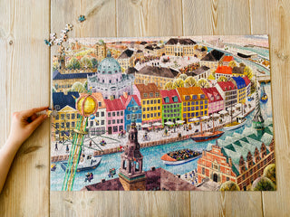 Kopenhagen-Puzzle „Haus eines Königs“, 1000 Teile von Penny Puzzle