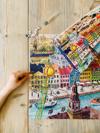 Kopenhagen-Puzzle „Haus eines Königs“, 1000 Teile von Penny Puzzle
