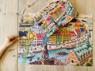 Kopenhagen-Puzzle „Haus eines Königs“, 1000 Teile von Penny Puzzle