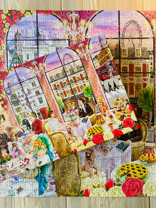 London puzzle Home of High Tea 1000 pieces from Penny Puzzle 