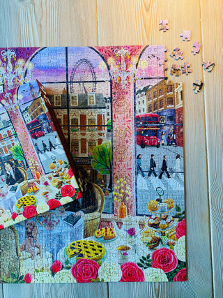 London puzzle Home of High Tea 1000 pieces from Penny Puzzle 