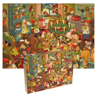 Christmas Kitchen 1000 brikker julepuslespil fra Penny Puzzle
