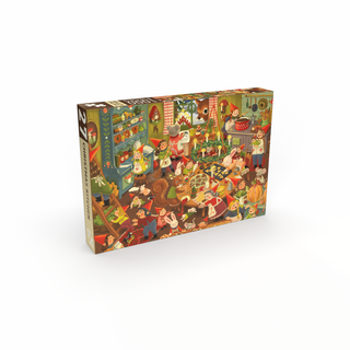 Weihnachtsküchen-Puzzle mit 1000 Teilen von Penny Puzzle