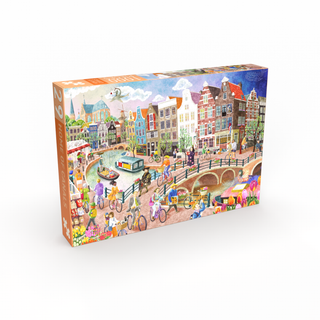 Home of Canals 1000 brikker puslespil fra Penny Puzzle | Amsterdam puslespil