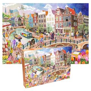 Home of Canals 1000 brikker puslespil fra Penny Puzzle | Amsterdam puslespil
