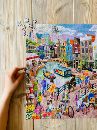 Home of Canals 1000 brikker puslespil fra Penny Puzzle | Amsterdam puslespil