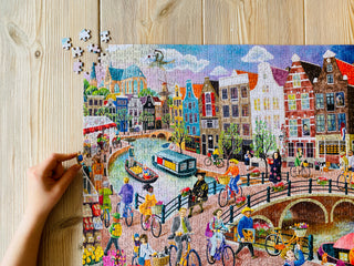 Home of Canals 1000 brikker puslespil fra Penny Puzzle | Amsterdam puslespil