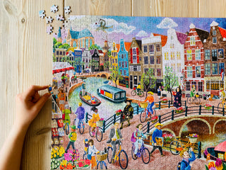 Home of Canals 1000 brikker puslespil fra Penny Puzzle | Amsterdam puslespil