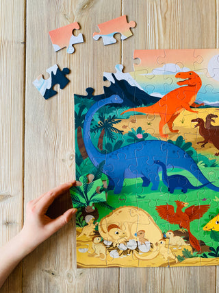 Dino World 100 XL brikker børnepuslespil +5 år fra Penny Puzzle
