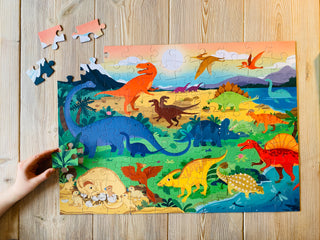 Dino World 100 XL brikker børnepuslespil +5 år fra Penny Puzzle