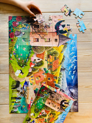 Home of Fairytales 100 XL pieces children's puzzle +5 years from Penny Puzzle 