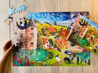 Home of Fairytales 100 XL pieces children's puzzle +5 years from Penny Puzzle 