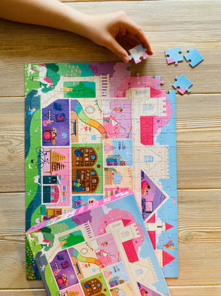 Einhornschloss 150 XL Teile Kinderpuzzle +5 Jahre von Penny Puzzle 