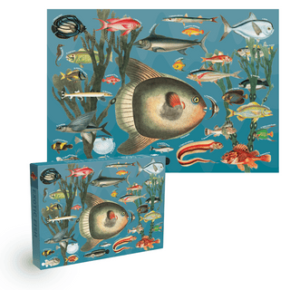 Exotische Fische, 1000-teiliges Vintage-Puzzle von Penny Puzzle