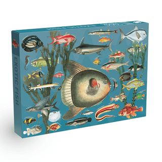 Exotische Fische, 1000-teiliges Vintage-Puzzle von Penny Puzzle