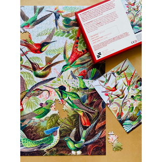 Hummingbirds 1000 brikker vintage puslespil fra Penny Puzzle