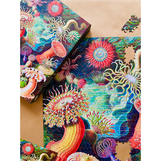 Sea Anemones 1000 piece vintage puzzle from Penny Puzzle