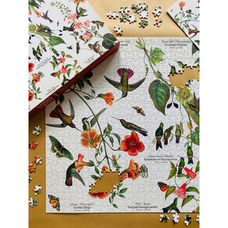 Birds and Nectar 1000 piece vintage puzzle Penny Puzzle 