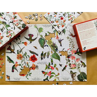 Birds and Nectar 1000 piece vintage puzzle Penny Puzzle 