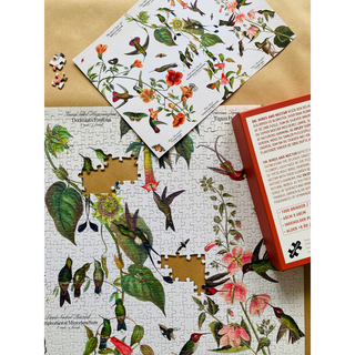 Birds and Nectar 1000 piece vintage puzzle Penny Puzzle 