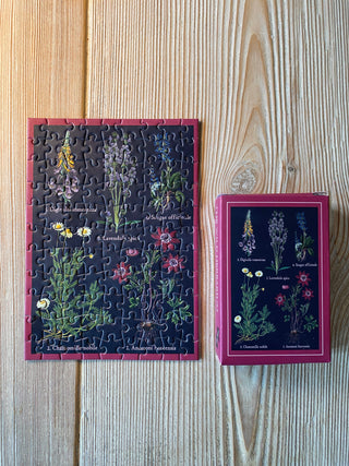 The Wild Herbarium 99-piece mini-puzzle from Penny Puzzle