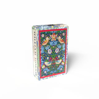 WILLIAM MORRIS Strawberry Thief minipuslespil med 99 brikker fra Penny Puzzle