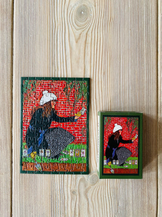 PLANTING SEEDS mini jigsaw puzzle 99 pieces from Penny Puzzle