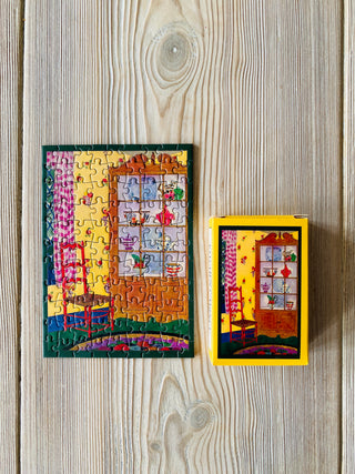 KITCHEN CABINET mini jigsaw puzzle 99 pieces from Penny Puzzle