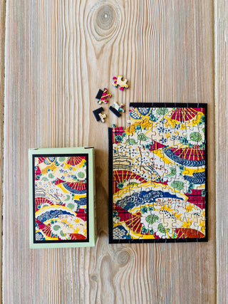 Pleated Fans Minipuzzle 99 Teile von Penny Puzzle