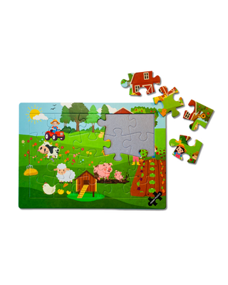 On The Farm - 20 XL brikker børnepuslespil +3 år fra Penny Puzzle