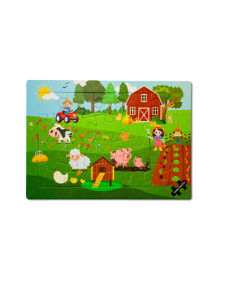On The Farm - 20 XL brikker børnepuslespil +3 år fra Penny Puzzle