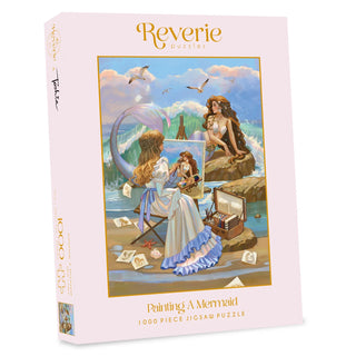 Painting a Mermaid 1000 Teile Luxus-Puzzle von Reverie