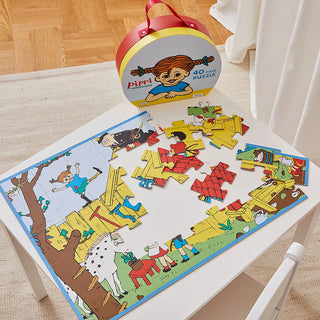 Pippi Langstrumpf Puzzle für Kinder ab 3 Jahren mit 40 XL Teilen