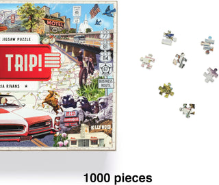 Road Trip! 1000 brikker puslespil