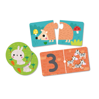 3 fun games with animals: Puzzle, memory and domino games +3 years from APLI