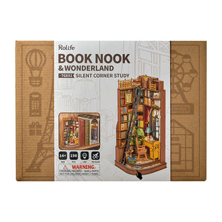 Silent Corner Study Book Nook 196 Pieces 3D Puzzle