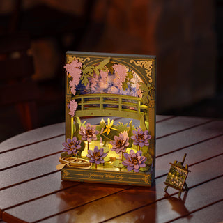 Glittering Water Lily 3D Puzzle 237 pieces from Robotime