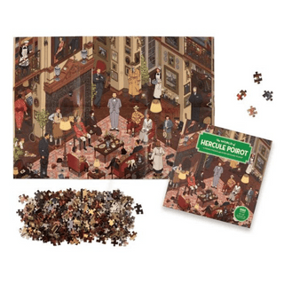 Hercule Poirot 1000-Teile-Puzzle von Laurence King 