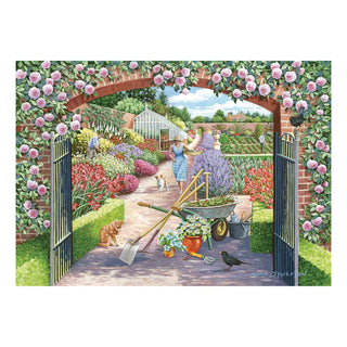 Walled Garden puslespil 250 XL brikker fra House of Puzzles