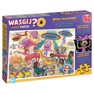 Waqsgij Junior 4 Alien Invasion! med 240 brikker