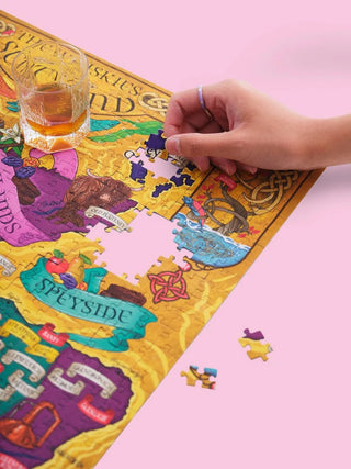 Whiskey from Scotland puzzle 1000 pieces Water &amp; Wines
