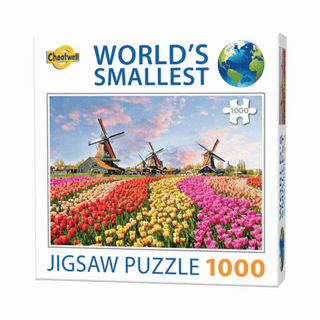 World's Smallest Dutch Windmills 1000 minibrikker puslespil