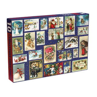 Ye Old Christmas Greetings 1000-teiliges Weihnachtspuzzle von Penny Puzzle
