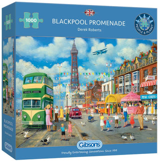 Blackpool Promenade 1000 Teile Puzzle von Gibson