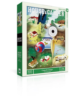 Camps and Cottages 750-teiliges Puzzle New York Puzzle Company