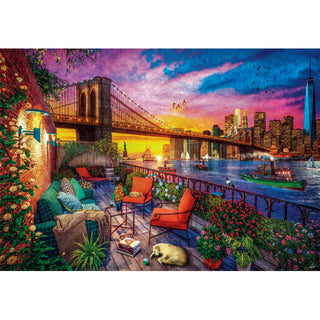 Clementoni 3000-Teile-Puzzle – Manhattan Balkon 