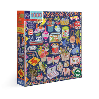 The Cat &amp; The Yarn 1000 piece puzzle from eeBoo 