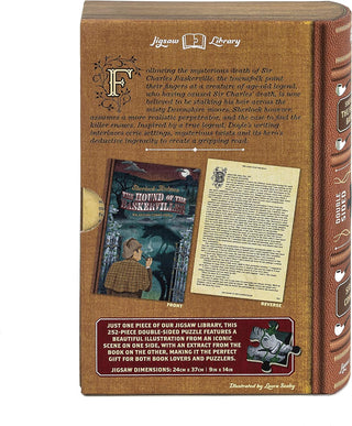 The Hound of the Baskervilles 252-piece book puzzle from Professor Puzzle