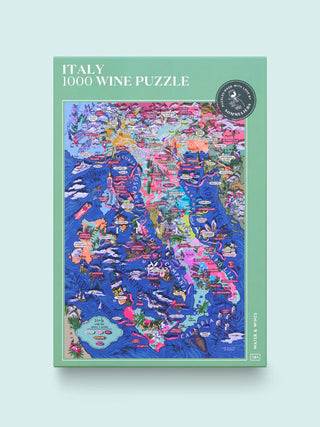 Weinpuzzle Italien 1000 Teile Wasser &amp; Weine
