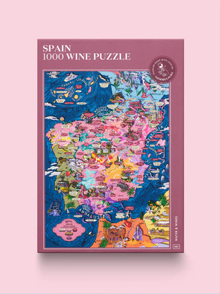 Weinpuzzle Spanien 1000 Teile Wasser &amp; Weine